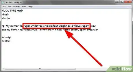 Image titled Change a Webpage Text Font and Color Using CSS Step 4