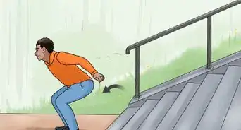 Jump Down Stairs in Parkour