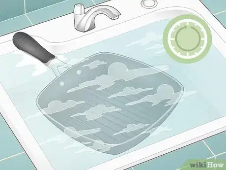 Image titled Clean a Grill Pan Step 2