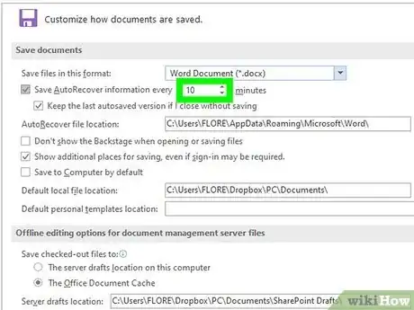 Image titled Set up Autosave on Microsoft Word 2007 Step 7