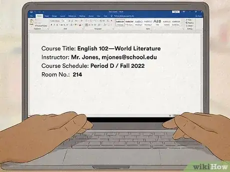 Image titled Write a Syllabus Step 1