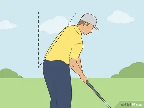 Image titled Maintain Spine Angle in Golf Swing Step 1