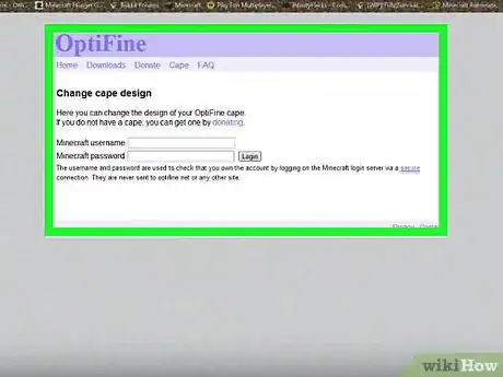 Image titled Move Your OptiFine Cape to a Different Minecraft Account Step 1