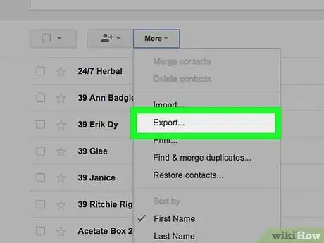 Image titled Export Gmail Contacts Step 4