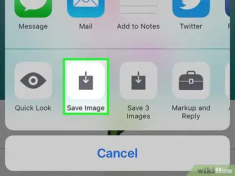 Image titled Save Pictures from Emails on an iPhone Step 4