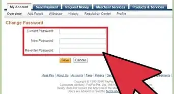 Change a PayPal Password