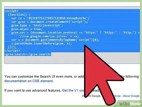 Image titled Add a Google Search Bar to Your Website Step 6