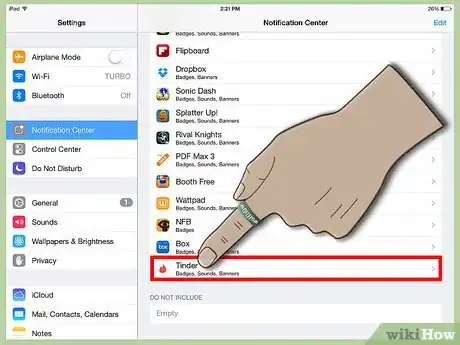 Image titled Adjust Your Tinder Notification Settings on iOS Step 5