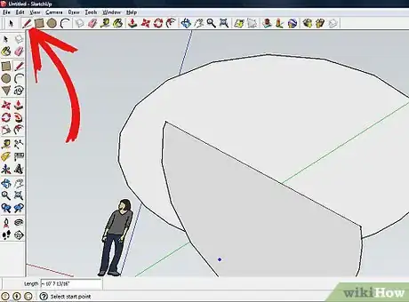 Image titled Create a Half Sphere in SketchUp Step 2