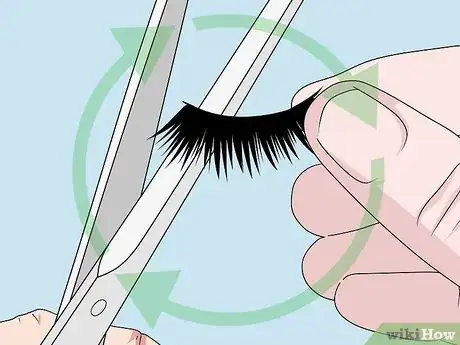 Image titled Trim False Eyelashes Step 7