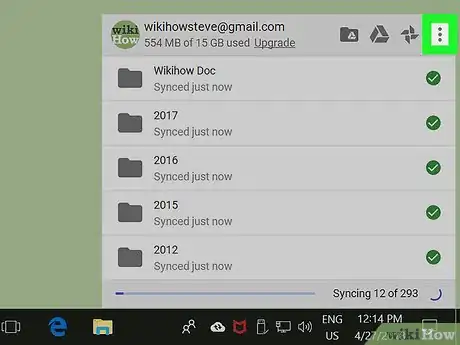 Image titled Stop a Google Drive Sync on PC or Mac Step 3