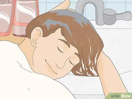 Image titled Wash Hair in a Sink Step 15