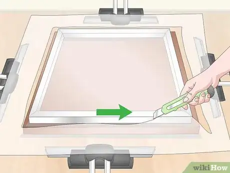 Image titled Restretch a Silkscreen Frame With Adhesive Step 13