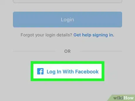 Image titled Log in to Instagram on iPhone or iPad Step 6