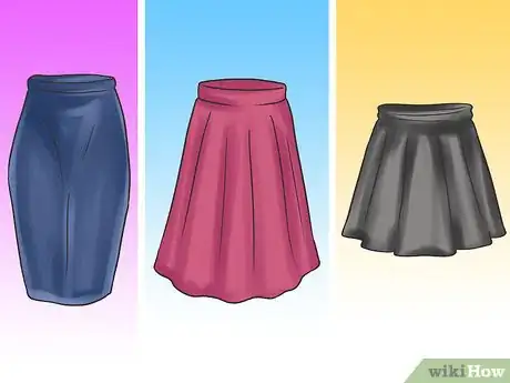 Image titled Wear High Waisted Skirts Step 1