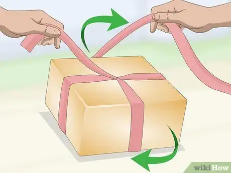 Image titled Tie a Ribbon Around a Box Step 4