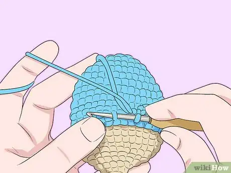 Image titled Make Amigurumi Hair Step 29