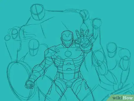 Image titled Draw the Avengers Step 7