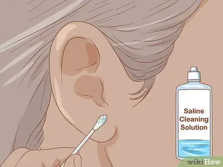 Image titled Care for Newly Pierced Ears Step 3