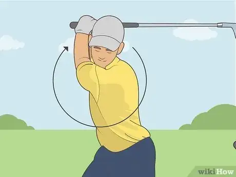 Image titled Maintain Spine Angle in Golf Swing Step 4