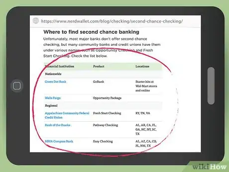 Image titled Get a Checking Account if You're Listed in Chexsystems Step 6