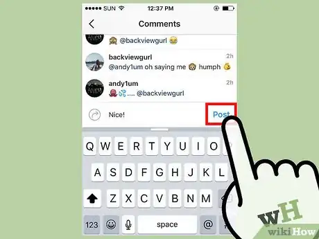 Image titled Post a Message on Instagram Step 4