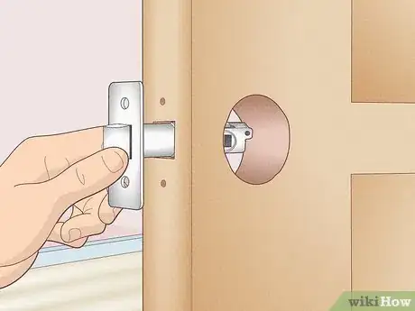 Image titled Install a Door Knob Step 3