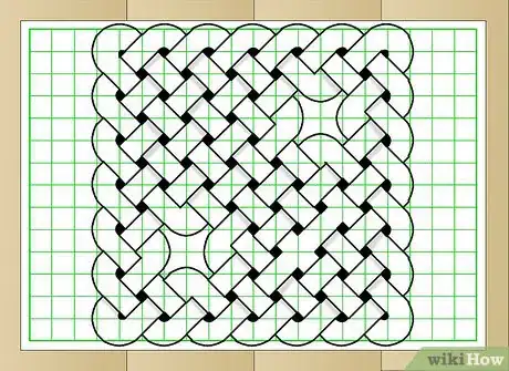 Image titled Draw a Celtic Knot on Squared Paper Final