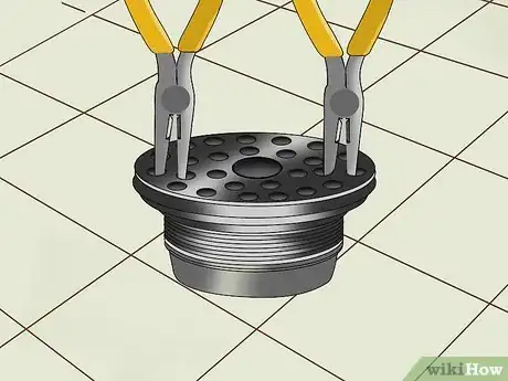 Image titled Remove a Shower Drain Step 10