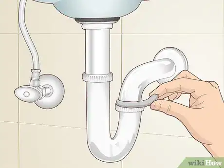 Image titled Fix a Leaky Sink Drain Pipe Step 1