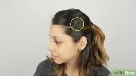 Image titled Make Half Ponytail Hairstyles Step 6