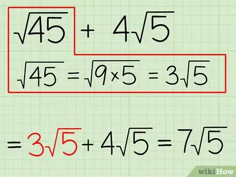 Image titled Add and Subtract Square Roots Step 5